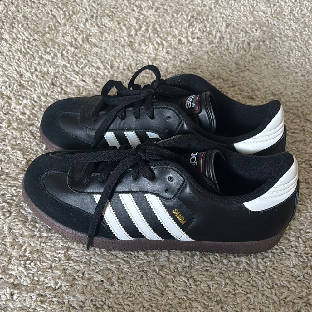 Adidas Black and White Samba Sneakers